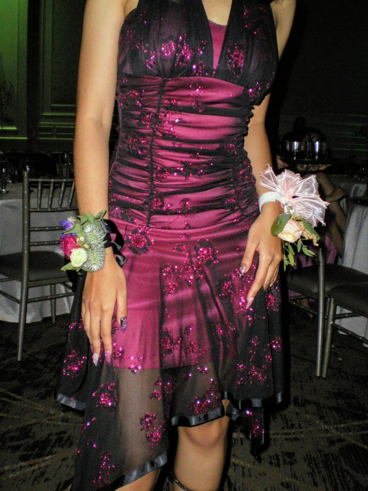 Sparkly Halter Hot Pink Satin tulle Sequin Short Prom Dress Formal Graduation Homecoming Dress