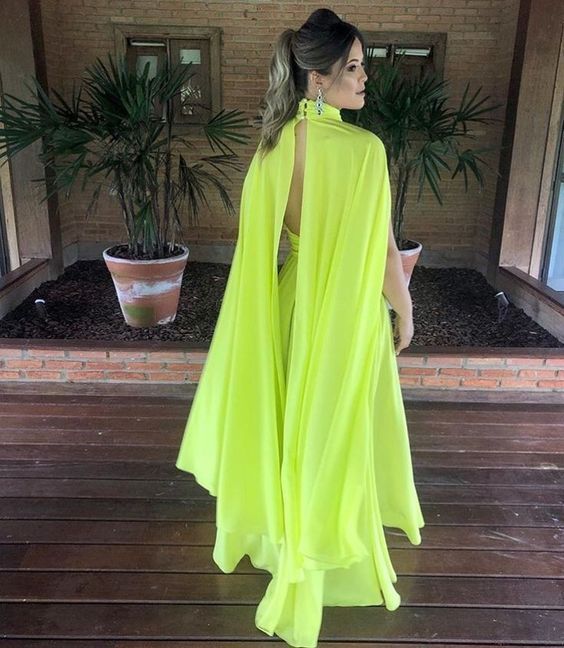 Illusion Green High Neck A-Line Elegant Dubai Arabic Sequins Prom Gowns Party Dress