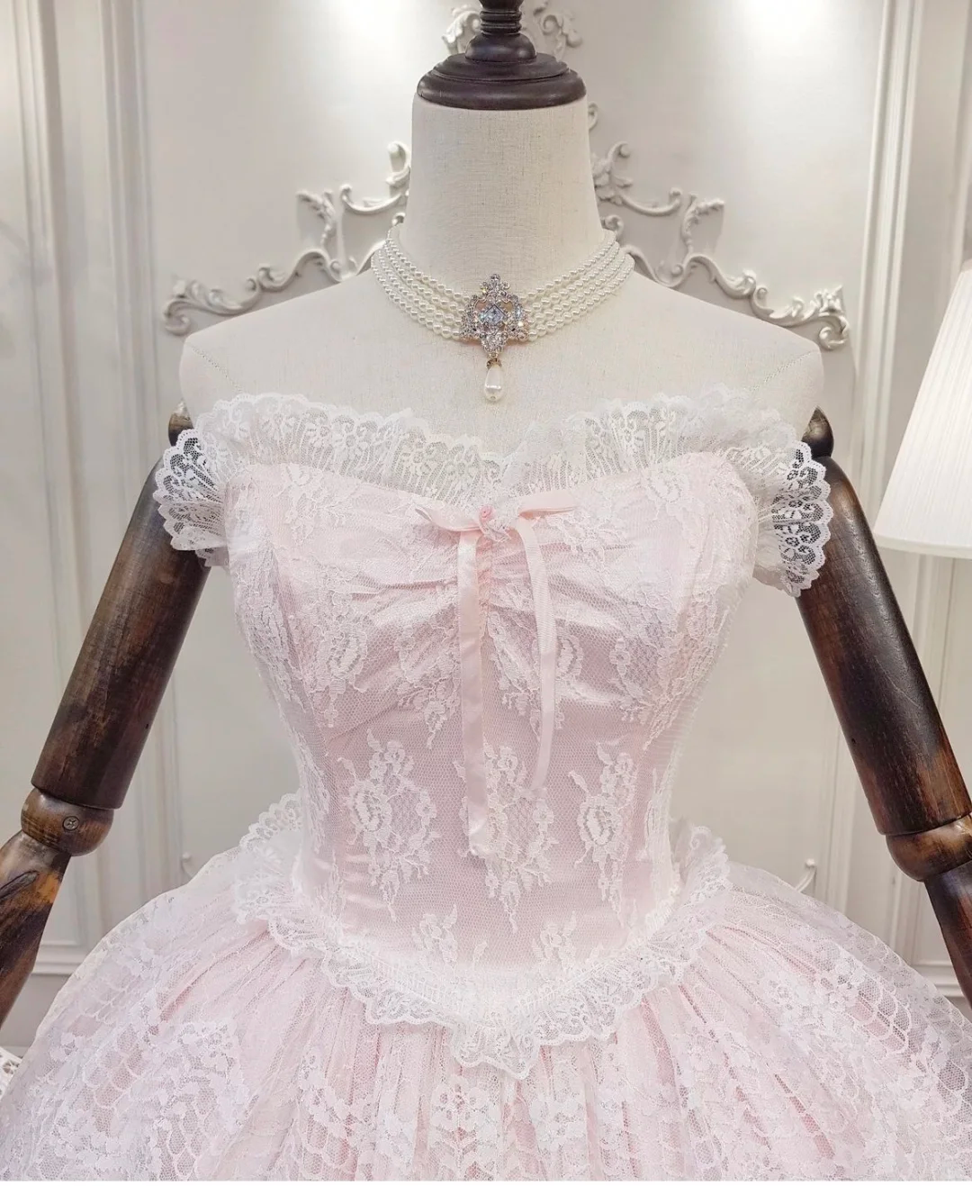 Sweet Pink Lace Layered Birthday Outfits Short A Line Homecoming Dress