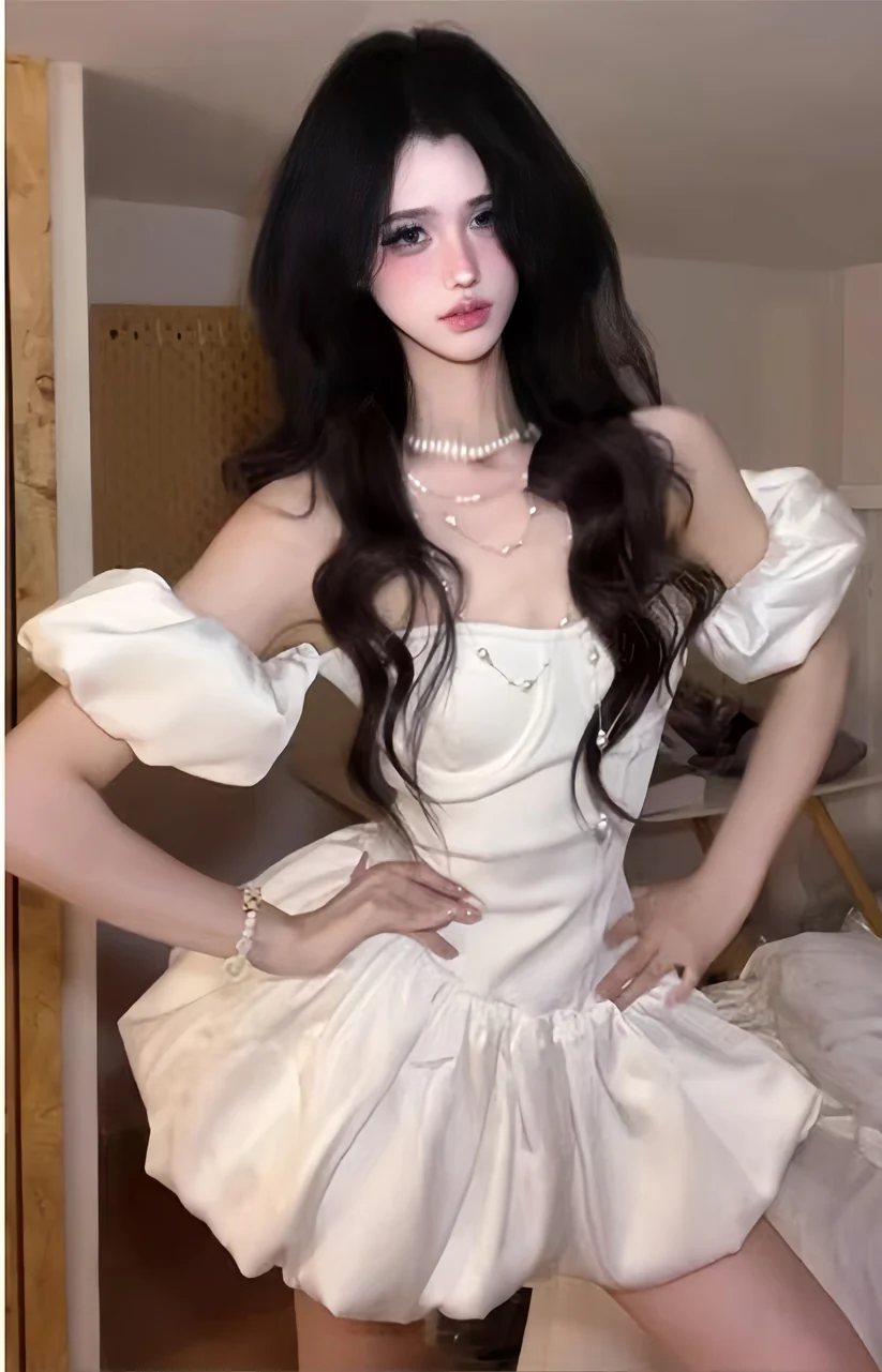 Charming Off The Shoulder Satin A Line White Short 16th Birthday Outfits Homecoming Dress