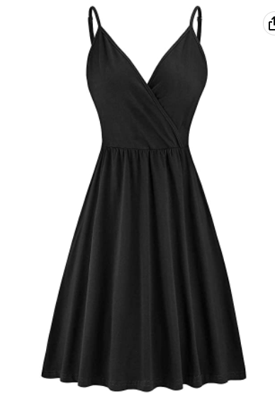 V-Neck Spaghetti Strap Homecoming Dress with Pockets