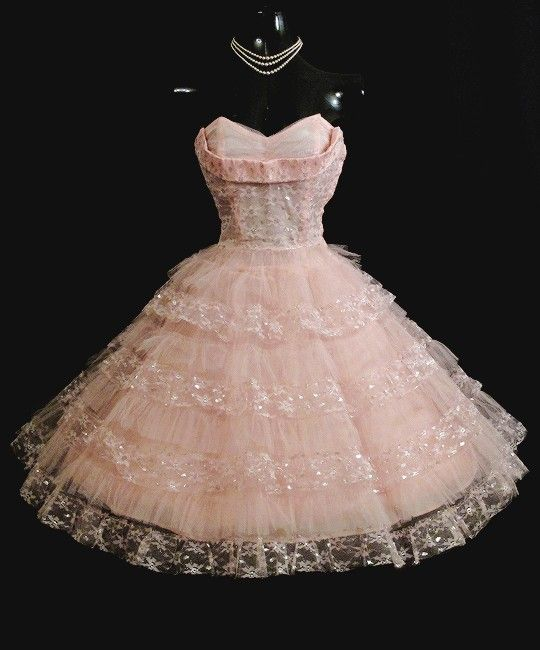 Cute Pink Strapless Tulle Sequin Short Party Dress A Line Graduation Homecoming Dress