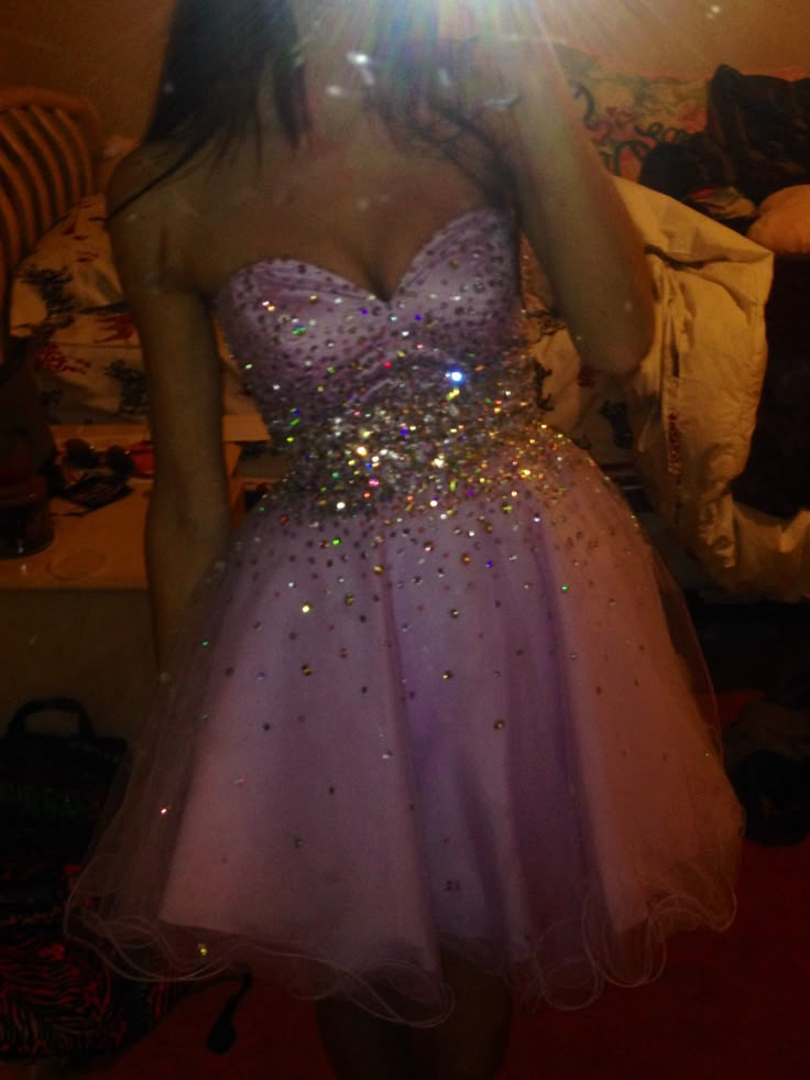 Elegant Pink Tulle Beaded A Line Homecoming Dress Strapless Short Cocktail Dress
