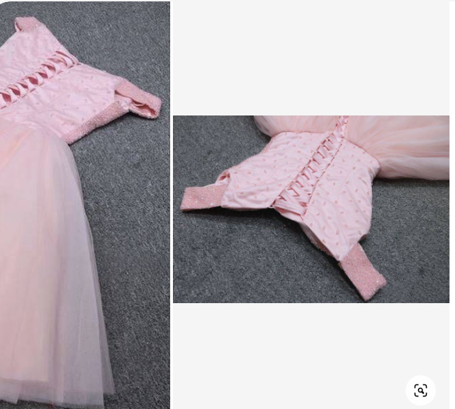 Cute Off the Shoulder Short Pink Party Dress