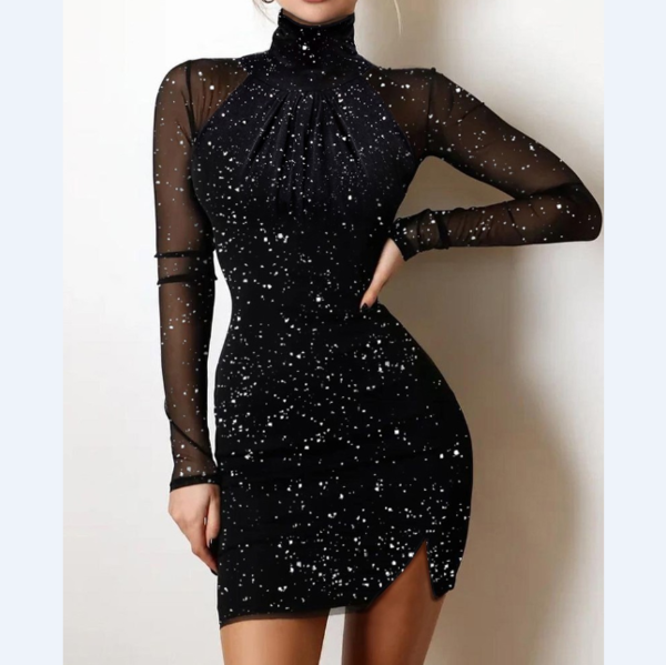Women'S Slim Pack Hip Club Dress Short Party Dress