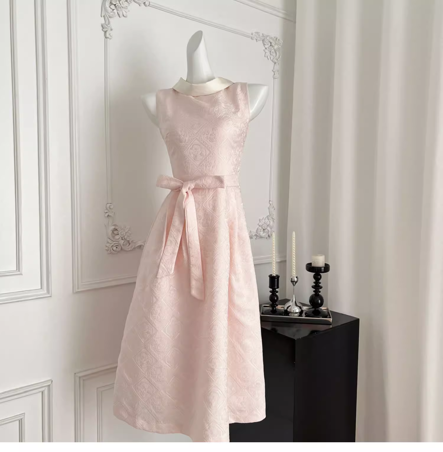 Elegant Pink A Line Birthday Dress Prom Dress