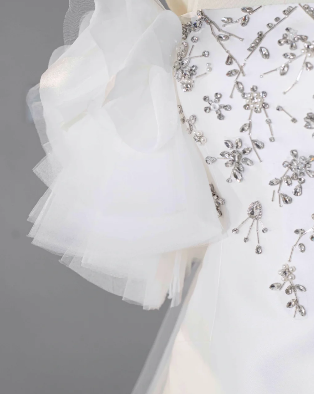 Classy Strapless White A Line Homecoming Dress Mini Party Dress