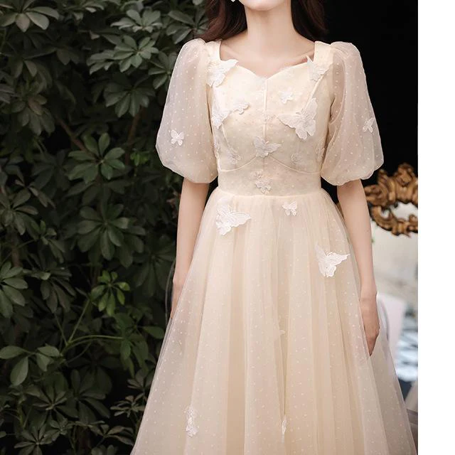 Fairycore Ethereal Butterfly Fairy Prom Evening Dress