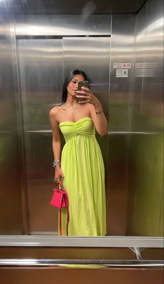 Simple A-line Prom Dress,Summer Beach Dress,Bridesmaid Dress