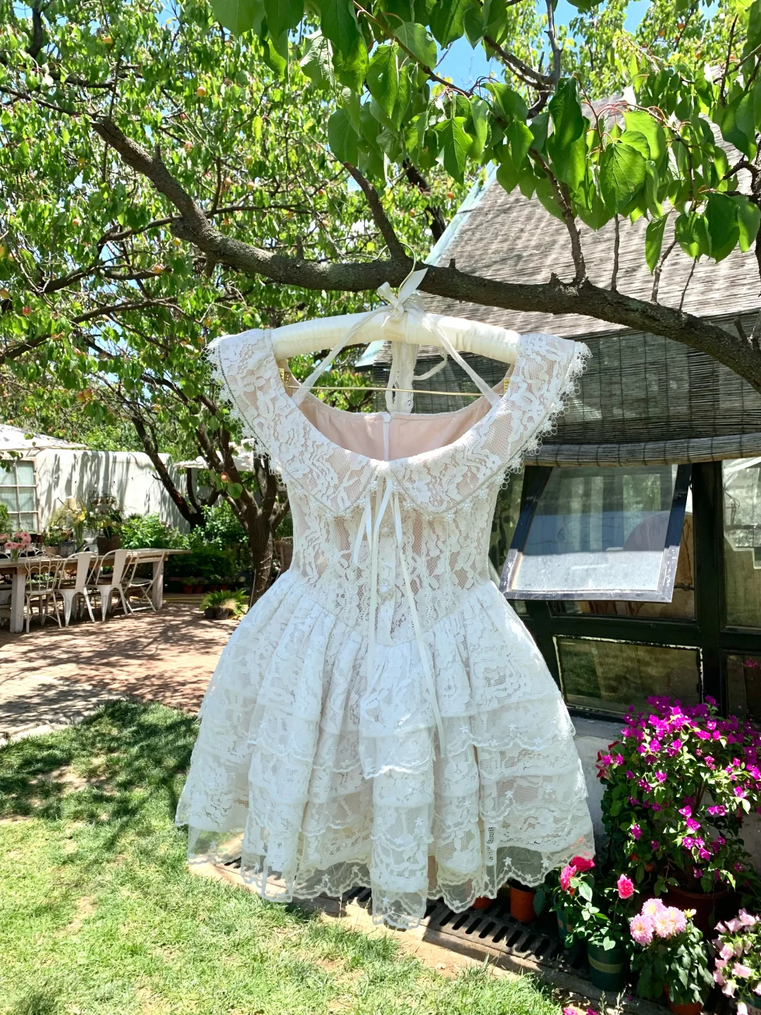 Vintage Lace Layered A Line Short 19th Birthday Outfits White Formal Graduation Homecoming Dress