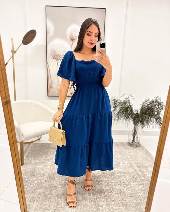 Vintage A-line Party Dress,Trendy Party Gown