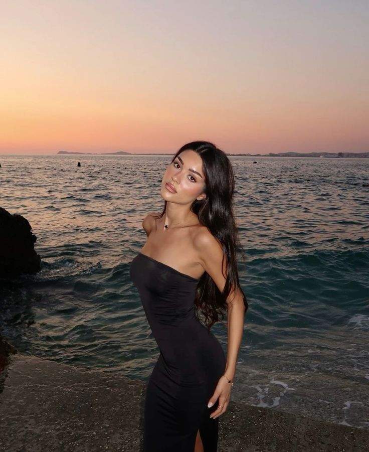 Black Strapless Slit Sheath Evening Dress Long Party Evening Gown