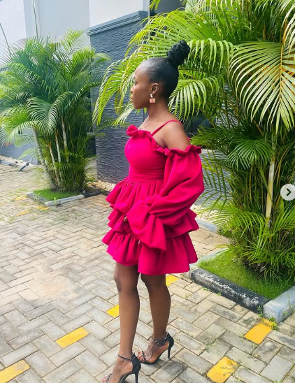 Unique Off The Shoulder Short Prom Dress ,Satin Tiered A Line Homecoming Dress