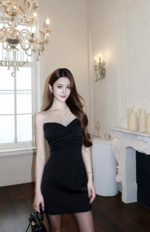 French-style 2026 New Pretty Women's Summer Short Dress