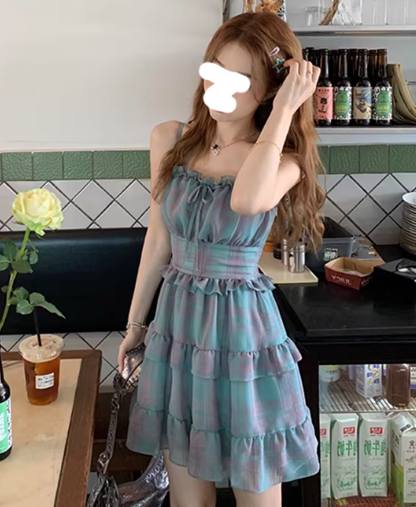 French-style 2026 New Pretty Women's Summer Short Dress
