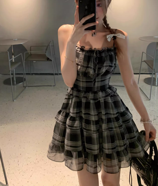 French-style 2026 New Pretty Women's Summer Short Dress