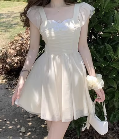 French-style 2026 New Pretty Women's Summer Short Dress