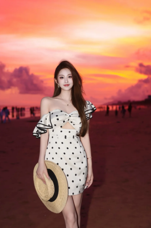 French-style 2026 New Pretty Women's Summer Short Dress