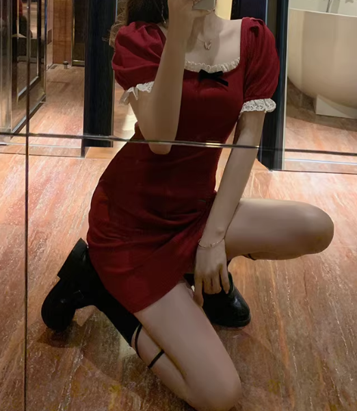 French-style 2026 New Pretty Women's Summer Short Dress