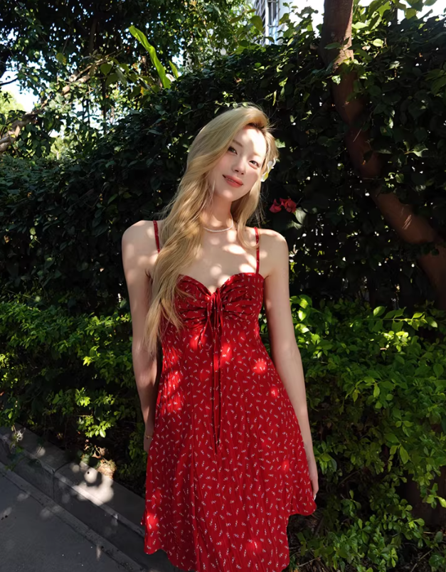 French-style 2026 New Pretty Women's Summer Short Dress