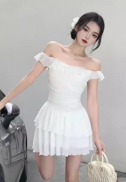 French-style 2026 New Pretty Women's Summer Short Dress