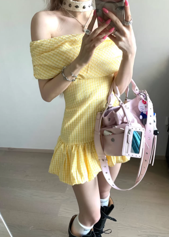 French-style 2026 New Pretty Women's Summer Short Dress