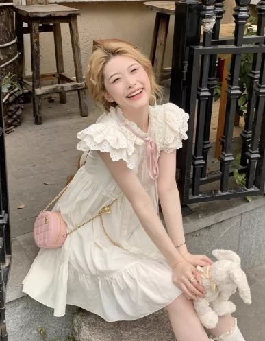 French-style 2026 New Pretty Women's Summer Short Dress