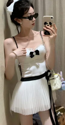French-style 2026 New Pretty Women's Summer Short Dress