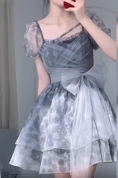 French-style 2026 New Pretty Women's Summer Short Dress