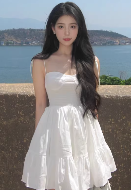 French-style 2026 New Pretty Women's Summer Short Dress