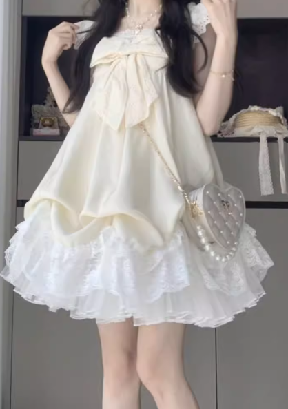 French-style 2026 New Pretty Women's Summer Short Dress