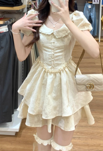 French-style 2026 New Pretty Women's Summer Short Dress