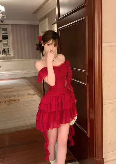 French-style 2026 New Pretty Women's Summer Short Dress