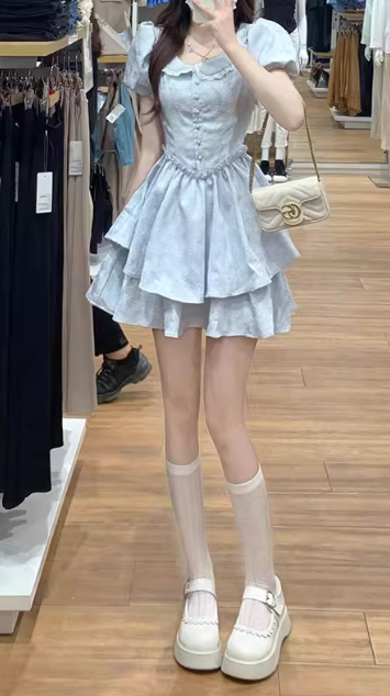 French-style 2026 New Pretty Women's Summer Short Dress