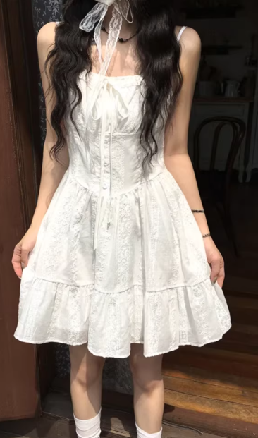 French-style 2026 New Pretty Women's Summer Short Dress