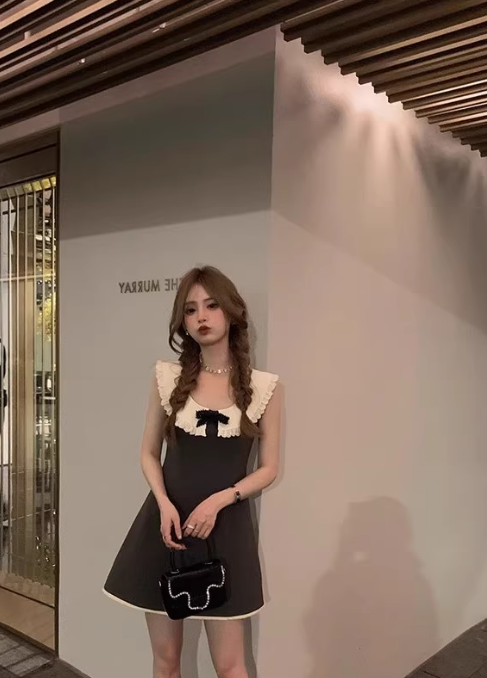 French-style 2026 New Pretty Women's Summer Short Dress