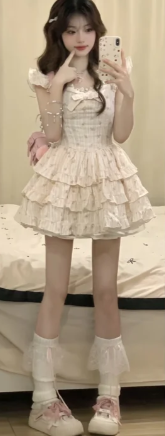 French-style 2026 New Pretty Women's Summer Short Dress