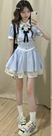 French-style 2026 New Pretty Women's Summer Short Dress