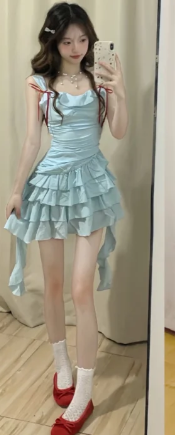 French-style 2026 New Pretty Women's Summer Short Dress