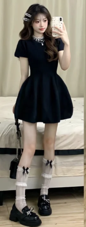 French-style 2026 New Pretty Women's Summer Short Dress