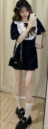 French-style 2026 New Pretty Women's Summer Short Dress