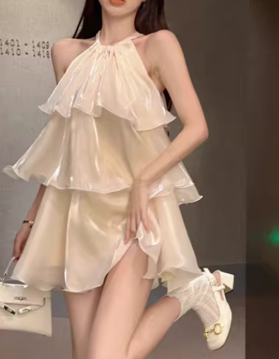 French-style 2026 New Pretty Women's Summer Short Dress