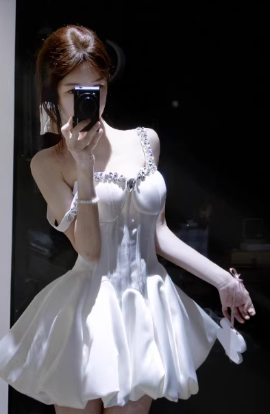 French-style 2026 New Pretty Women's Summer Short Dress