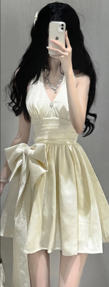 French-style 2026 New Pretty Women's Summer Short Dress