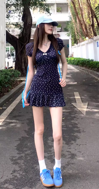French-style 2026 New Pretty Women's Summer Short Dress