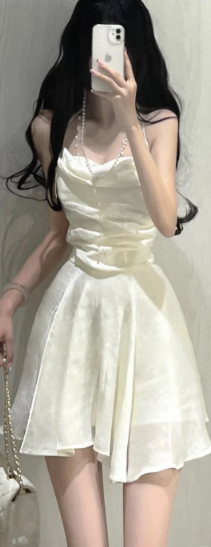 French-style 2026 New Pretty Women's Summer Short Dress