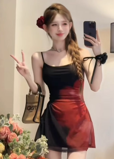 French-style 2026 New Pretty Women's Summer Short Dress