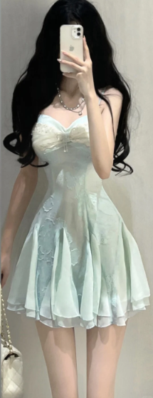 French-style 2026 New Pretty Women's Summer Short Dress