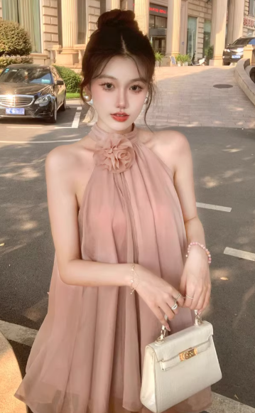 French-style 2026 New Pretty Women's Summer Short Dress