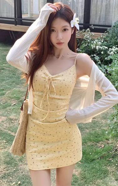 French-style 2026 New Pretty Women's Summer Short Dress